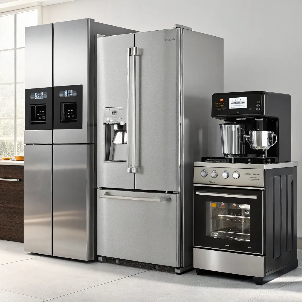 Assorted high-end kitchen appliances